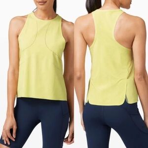 Lululemon Find Your Pace Tank in Lemon Vibe, Size 4